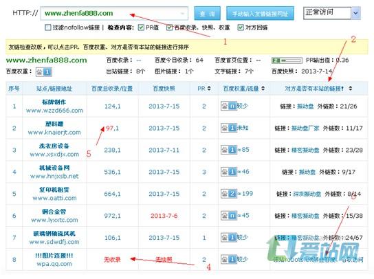 平度友情链接检查工具的使用